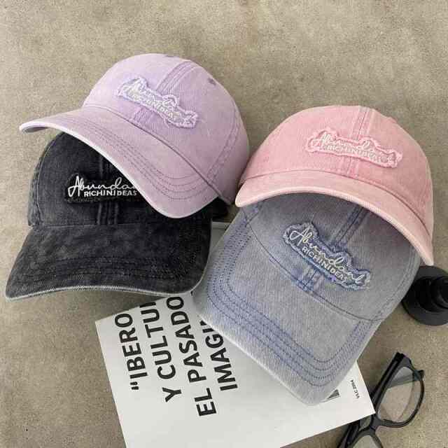 ダメージロゴキャップ