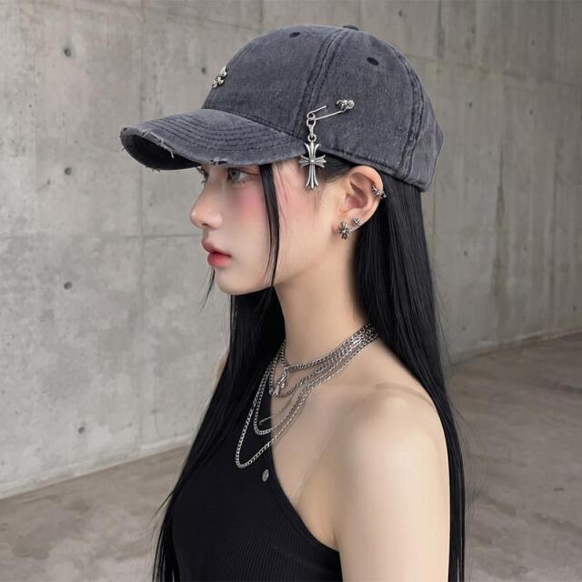シルバーモチーフキャップ