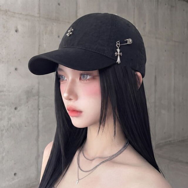 シルバーモチーフキャップ