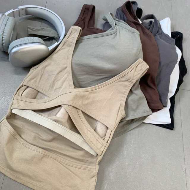 バッククロスタンクトップ