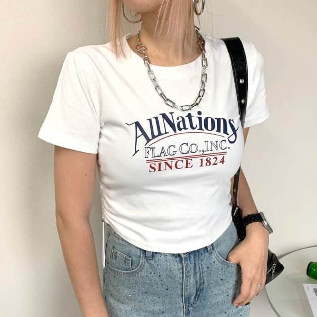 サイドタックロゴショートT