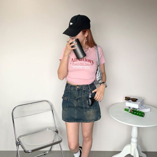 サイドタックロゴショートT
