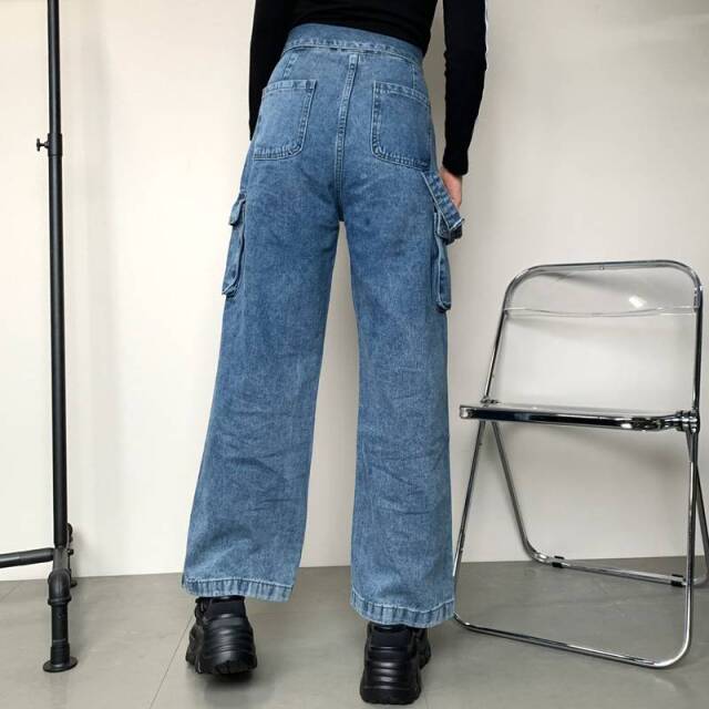 non-hedge ウエスト折り返しデニムカーゴパンツ|TiMTiM