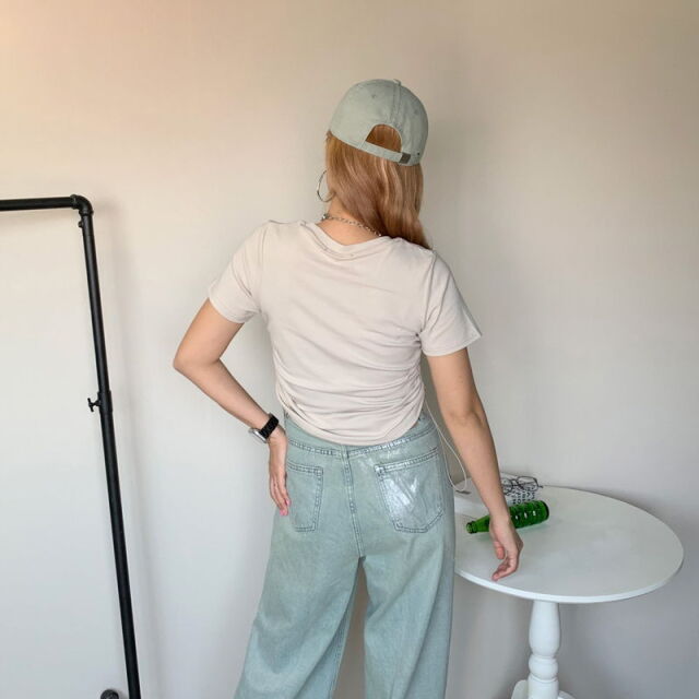 シルバーロゴショートT