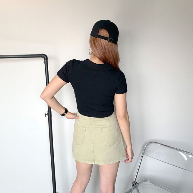 シルバーモチーフWZIPポロ