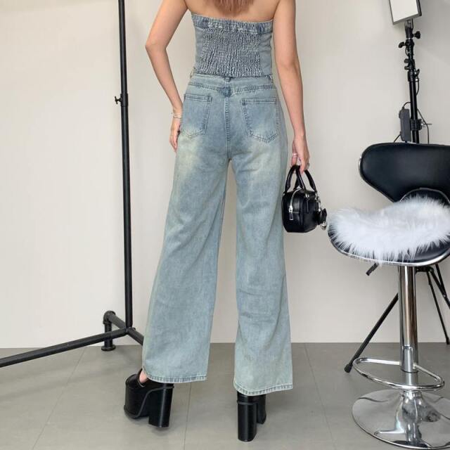 non-hedge デニムビスチェパンツセット|TiMTiMオンラインストア