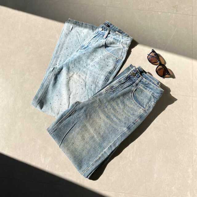 STONE  ストレートデニム graphzero graphzero（グラフゼロ）16oz ヒッコリー ルーズ