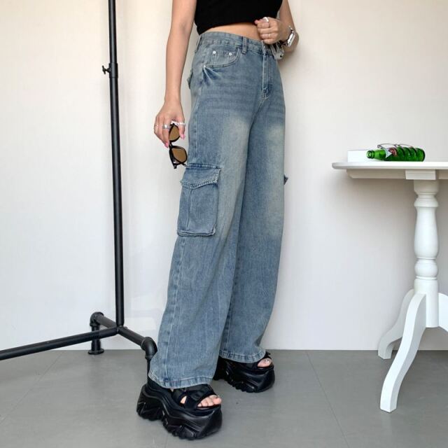 GIVENCHY』ジバンシィ (30) パネルデザイン デニムカーゴパンツ