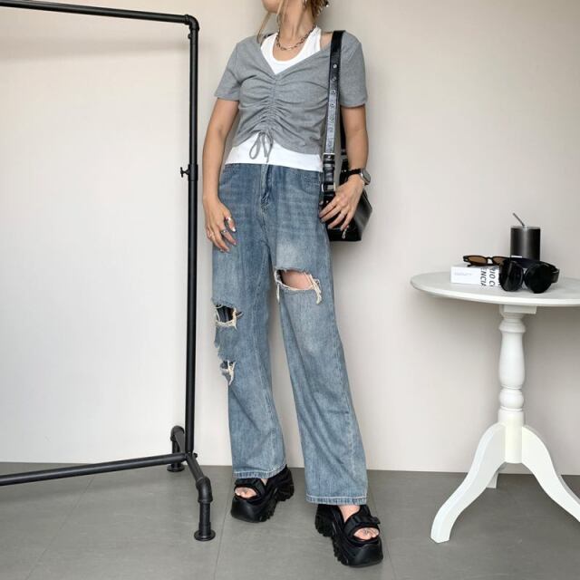 ★WEB限定★アンサンブル風トップス