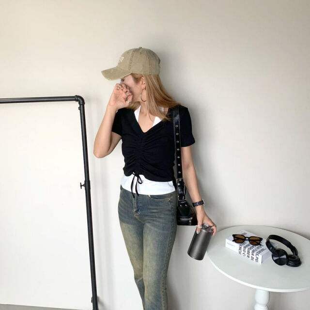 ★WEB限定★アンサンブル風トップス
