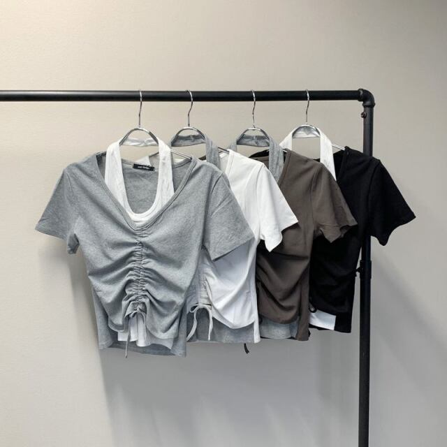 ★WEB限定★アンサンブル風トップス