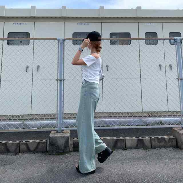ワンショルドロストトップス