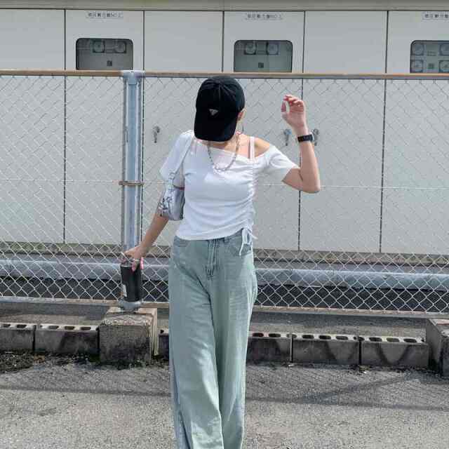 ワンショルドロストトップス