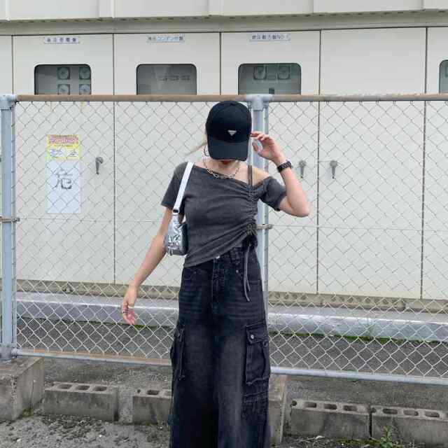 ワンショルドロストトップス