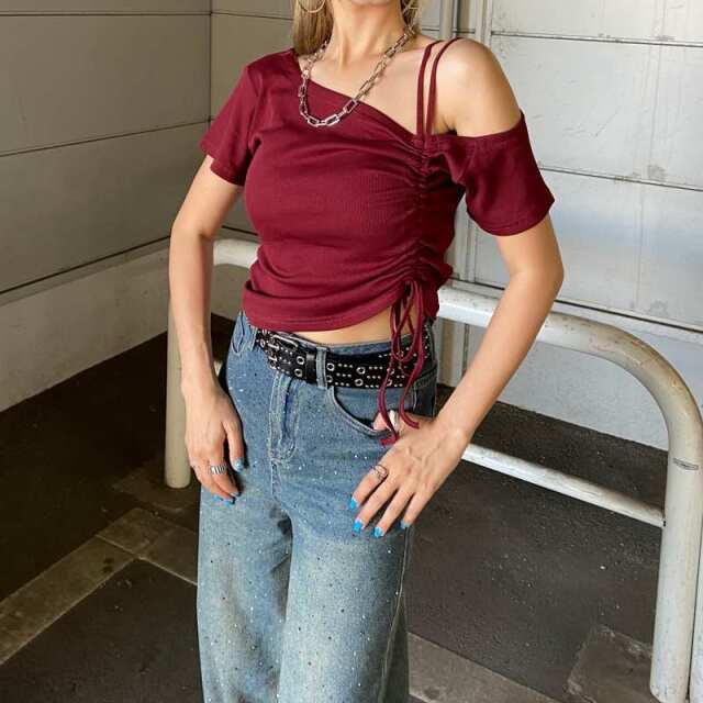 non-hedge ワンショルドロストトップス|TiMTiMオンラインストア