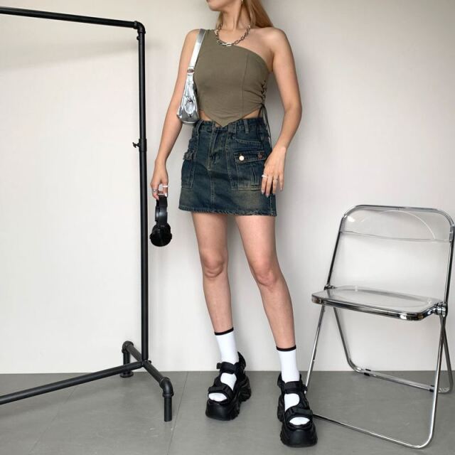 ★WEB限定★ワンショルレースアップ