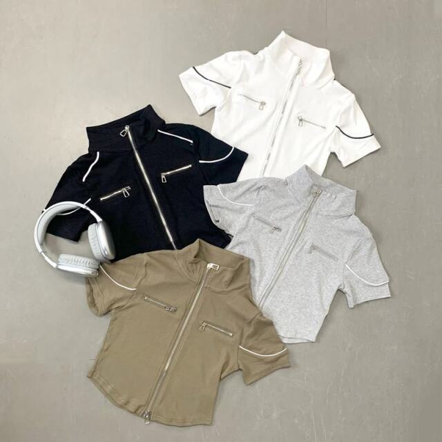 ★WEB限定★パイピングZIPポケポロ