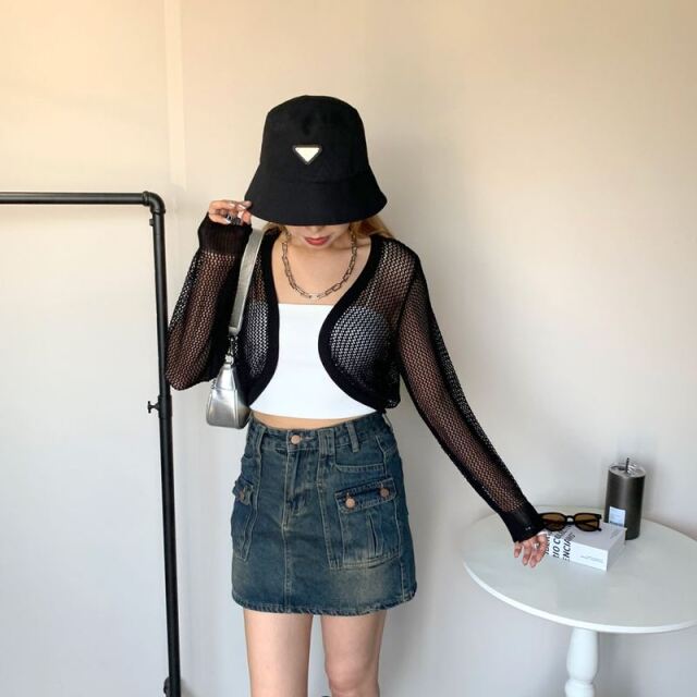 透かしショートトッパー