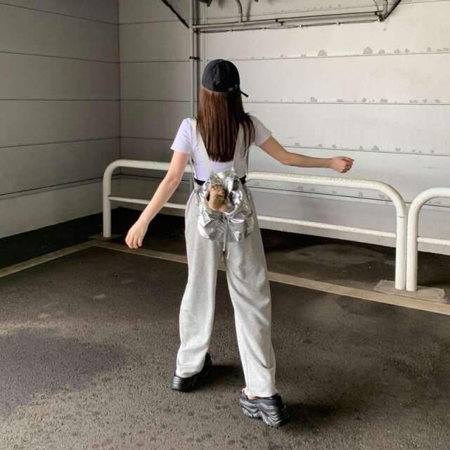 カットポンチワイドパンツ