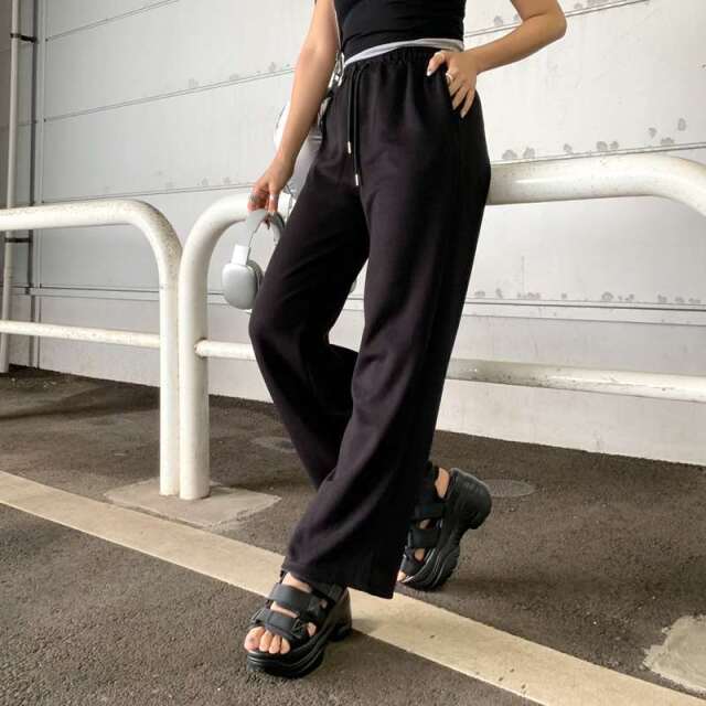 カットポンチワイドパンツ