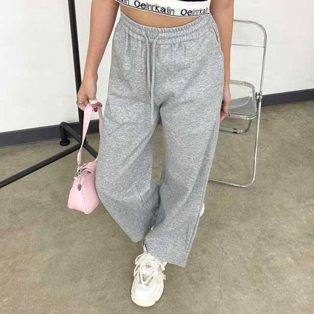 ストーンカットワイドパンツ