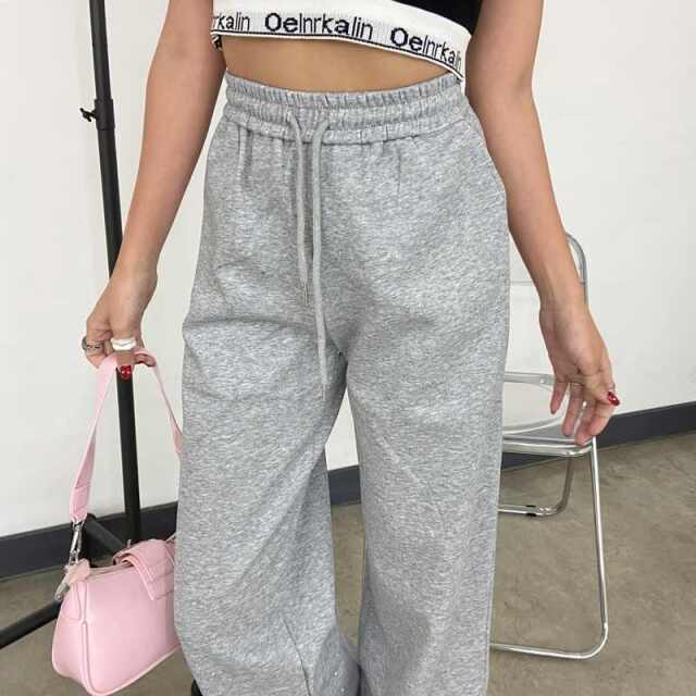 ストーンカットワイドパンツ