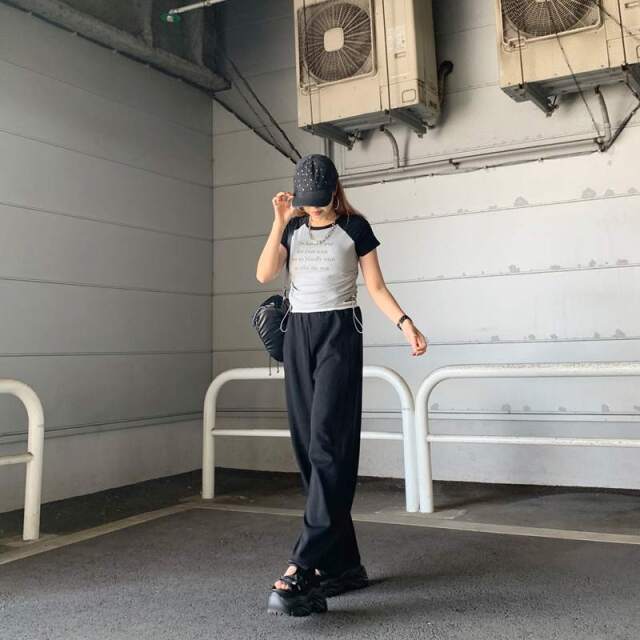 ラグランロゴドロストT