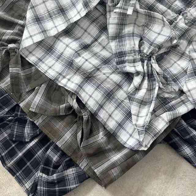 ドロストチェックシャツ