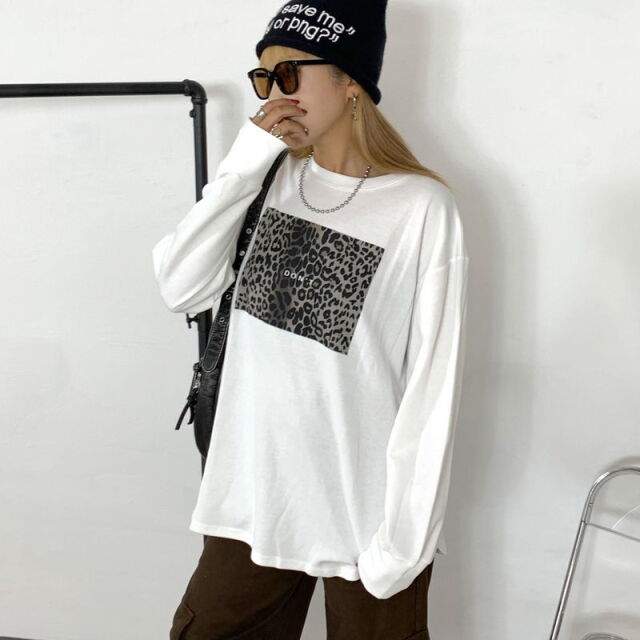 ヒョウ柄ビッグT