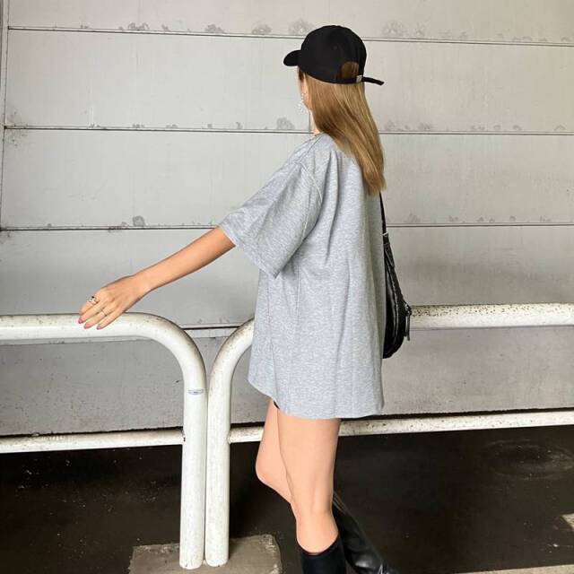 ヒョウ柄ビッグTシャツ