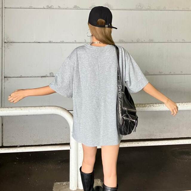 ヒョウ柄ビッグTシャツ
