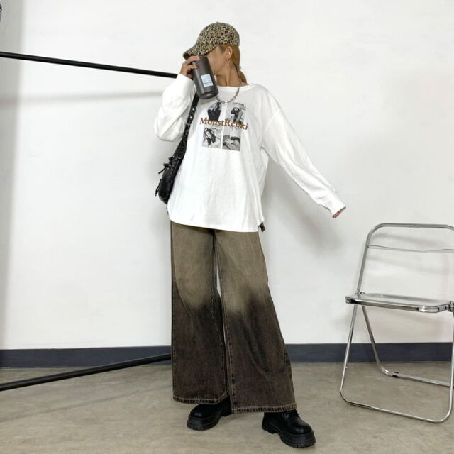 カラーロゴ転写ビッグT