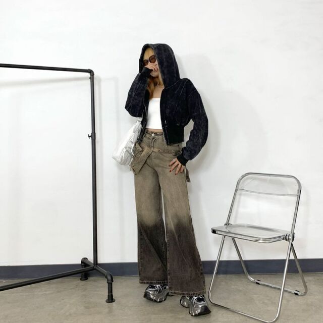 ブリーチZIPショートパーカー