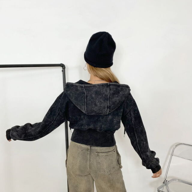 ブリーチZIPショートパーカー