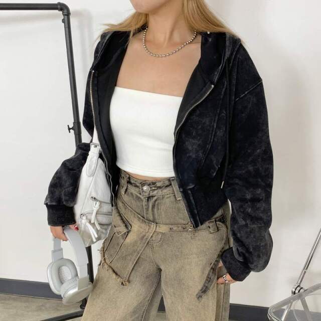 ブリーチZIPショートパーカー