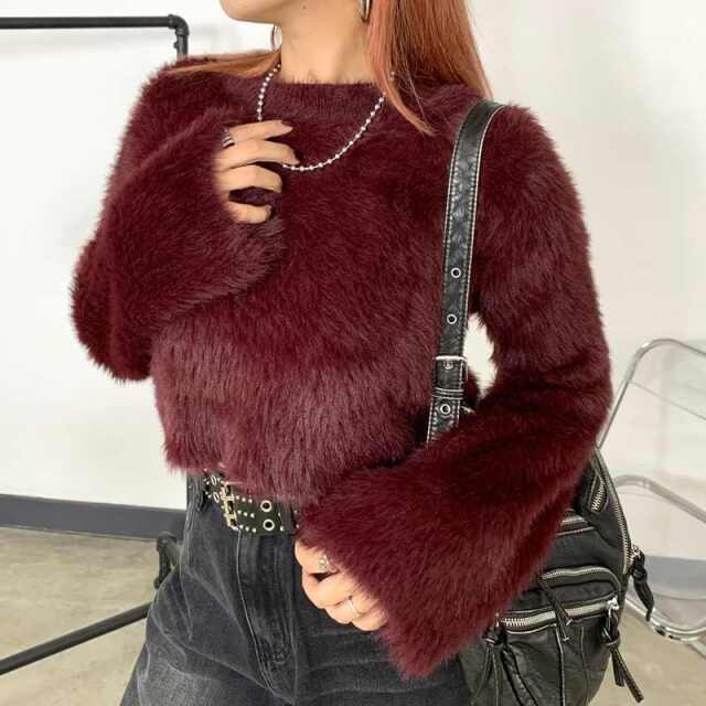 シャギーショートプルオーバー