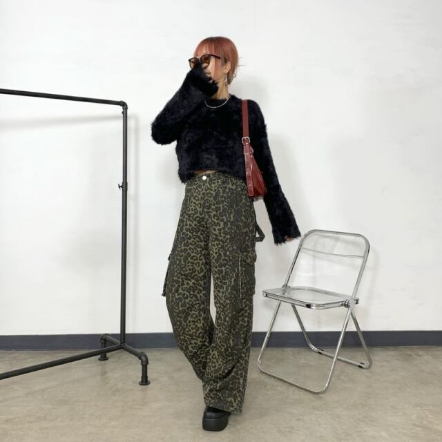 シャギーショートプルオーバー
