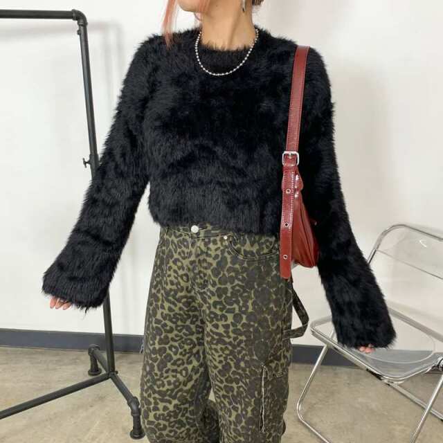 シャギーショートプルオーバー