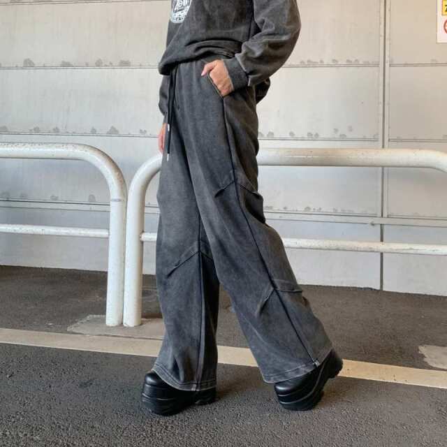 ブリーチカットワイドパンツ