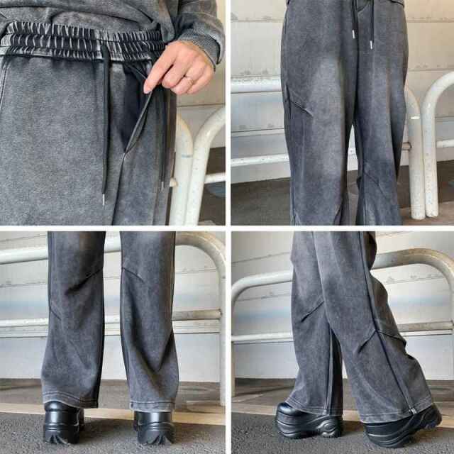 ブリーチカットワイドパンツ