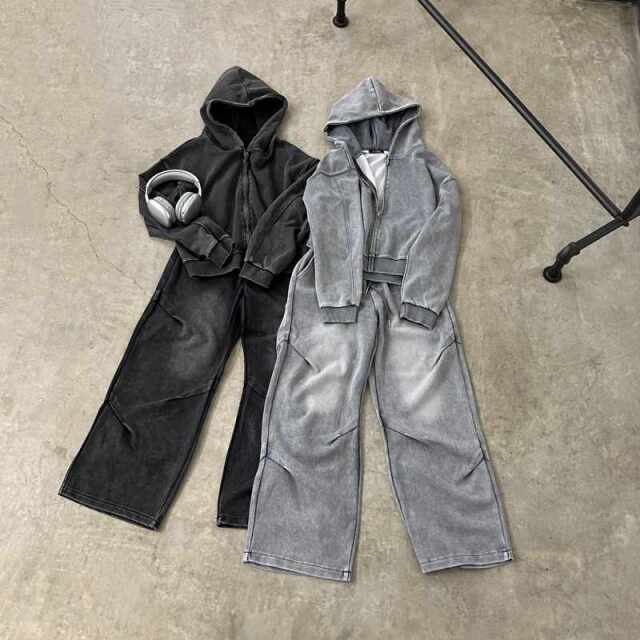 ブリーチカットワイドパンツ