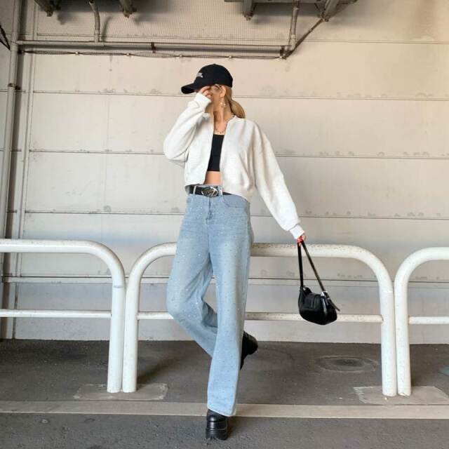 バックロゴカットブルゾン