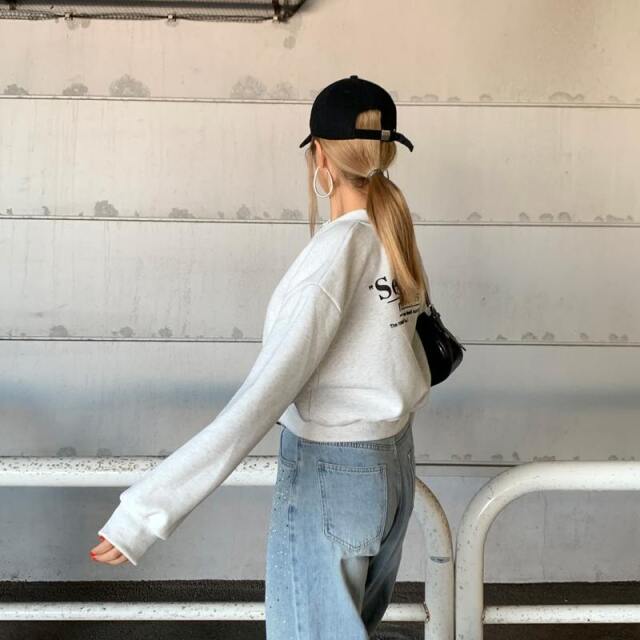 バックロゴカットブルゾン