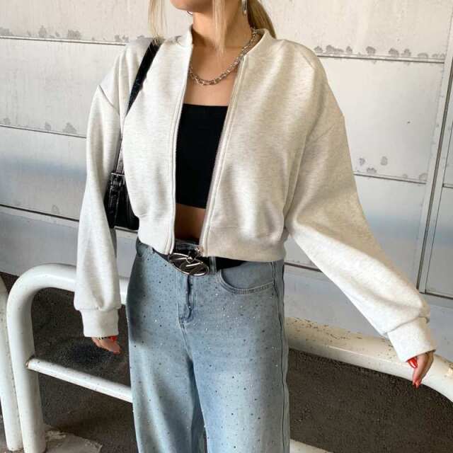 バックロゴカットブルゾン