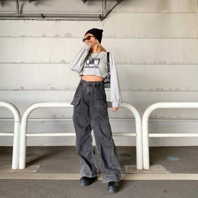転写ショートトップス