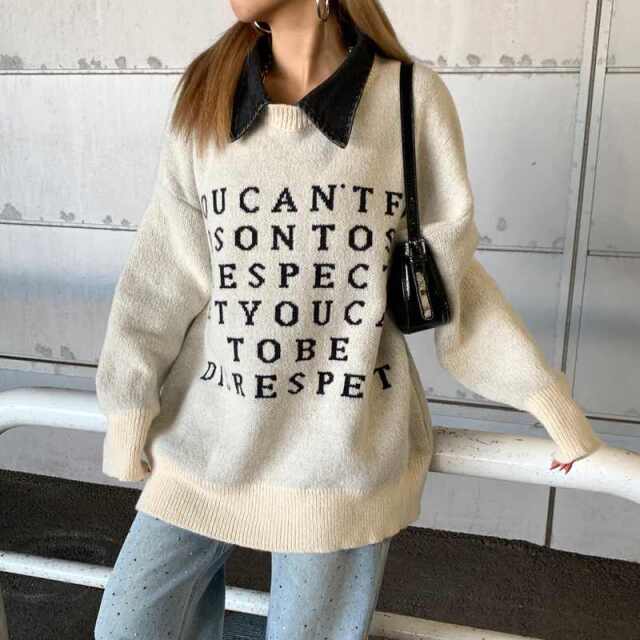 エリデニムロゴニットチュニック