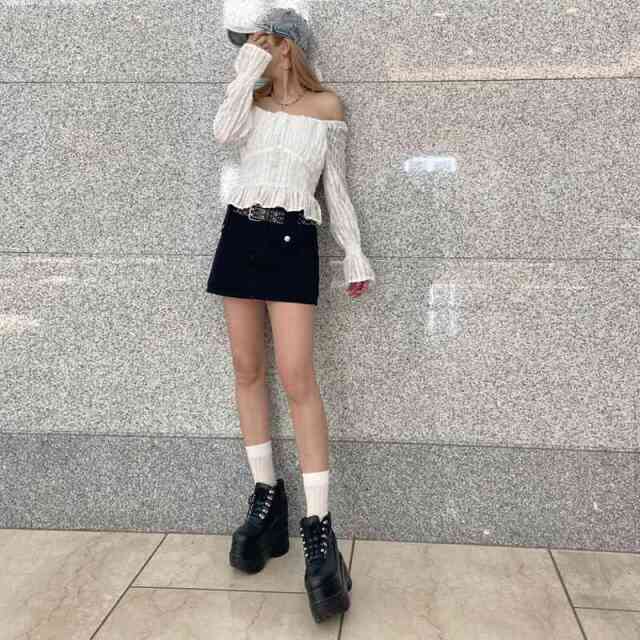 シフォンスクエアトップス
