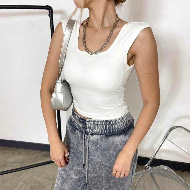 フレンチバッククロスタンクトップ