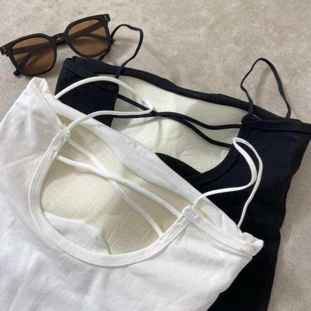 フロントタックキャミソール