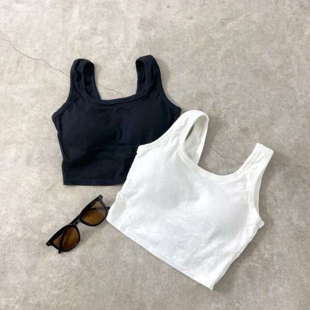 バッククロスショートタンクトップ